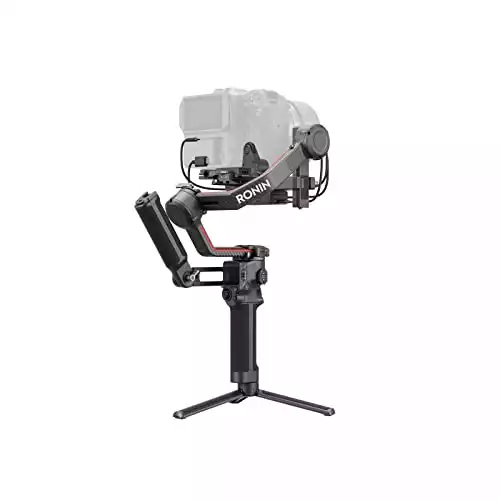 DJI RS 3 Pro Combo, 3-Axis Gimbal Stabilizer for DSLR and Cinema Cameras Canon/Sony/Panasonic/Nikon/Fujifilm/BMPCC, Automated Axis Locks, Carbon Fiber Arms, Includes Ronin Image Transmitter and More